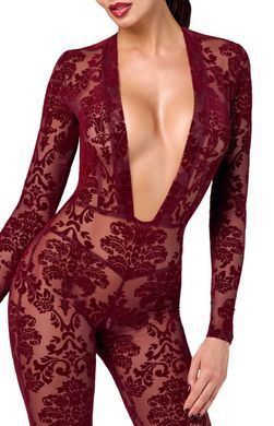 Бодістокінг Noir Handmade F382 Kink Royal Catsuit S