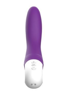 Вибратор точки G Liebe Bend It Rechargeable Purple, 10 режимов, очень мощный, гибкий ствол