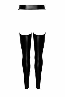 Леггинсы Noir Handmade F323 Rebel, M, black, под латекс, с открытыми бедрами и ягодицами