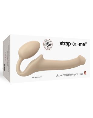 Безремінний страпон Strap-On-Me Flesh S, повністю регульований, діаметр 2,7см