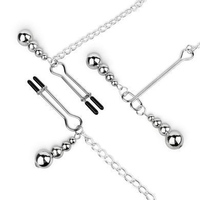 Зажимы для сосков и клитора Bedroom Fantasies: Nipple and Clitoris Clamps - Silver