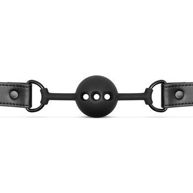 Воздухопроницаемый кляп Bedroom Fantasies: Breathable Silicone Ball Gag, черный