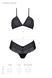 Комплект Passion KERRIA BIKINI black, S/M, бралетт и трусики-бикини