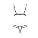 Комплект білизни Passion ORIHIME SET XXL/XXXL, white, стрепи, ліф і трусики