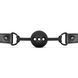 Воздухопроницаемый кляп Bedroom Fantasies: Breathable Silicone Ball Gag, черный