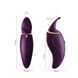 Вібратор 2в1 з язичком Zalo &mdash; Hero Twilight Purple, кристал Swarovski