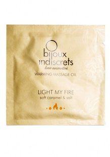 Пробник Bijoux Indiscrets Sachette Light My Fire &ndash; Caramel&Sea salt (2 мл)