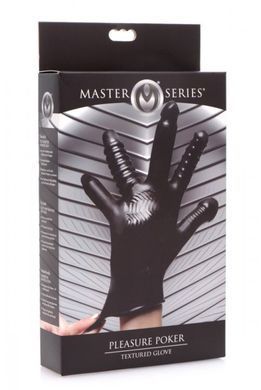 Рукавичка з різними текстурами Master Series Pleasure Poker Textured Glove