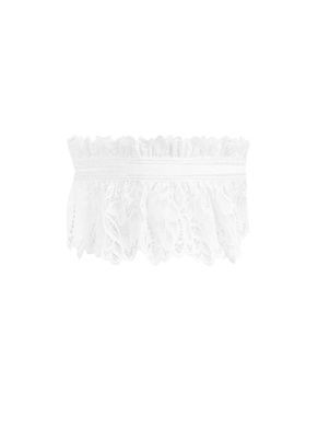 Ажурна підв&rsquo;язка Obsessive Amor Blanco garter, white