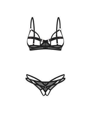 Комплект Obsessive Euridia 2-pcs crotchless set XS/S