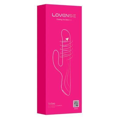 Вибратор-кролик Lovense Velvo с вращающимися шариками на 360&deg; по технологии WaveRoller