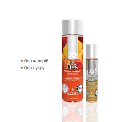 Комплект JO GWP &mdash; Peaches & Cream &mdash; Peachy Lips 120 мл & H2O Vanilla 30 мл