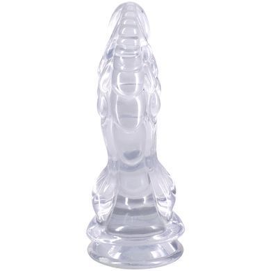 Фентезійний фалоімітатор Doc Johnson Crystal Jellies - Invader Dong 8.5 Inch - Clear