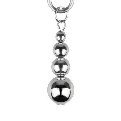 Зажимы для сосков Bedroom Fantasies: Nipple Clamps with Beaded Chain - Silver
