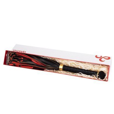 Флоггер LOCKINK SEVANDA Red &&nbsp;Black&nbsp;Braided&nbsp;Tail&nbsp;Flogger