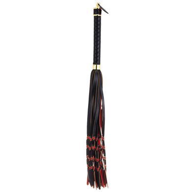 Флоггер LOCKINK SEVANDA Red &&nbsp;Black&nbsp;Braided&nbsp;Tail&nbsp;Flogger