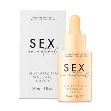 Восстанавливающие капли для массажа Bijoux Indiscrets Sex au Naturel &mdash; Revitalizing Massage Drops