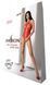 Бодистокинг с имитацией корсетной шнуровки Passion BS094 One Size, red, цветочный узор, с доступом