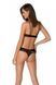 Эротический комплект Passion DOLLY SET, S/M, black, с открытыми чашками