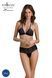 Комплект Passion KERRIA BIKINI black, XXL/XXXL, бралетт и трусики-бикини