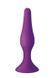 Анальная пробка на присоске MAI Attraction Toys №34 Purple, длина 12,5см, диаметр 3,2см