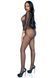(SALE) Бодістокінг Leg Avenue V Front Bodystocking One size Black, дрібна сітка, доступ