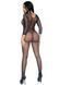 (SALE) Бодістокінг Leg Avenue V Front Bodystocking One size Black, дрібна сітка, доступ