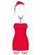 Сорочка Obsessive Kissmas chemise red S/M