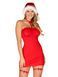 Сорочка Obsessive Kissmas chemise red S/M