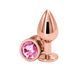 Анальная пробка NS Novelties Rear Assets - Rose Gold - Medium - Pink