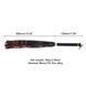 Флоггер LOCKINK SEVANDA Red &&nbsp;Black&nbsp;Braided&nbsp;Tail&nbsp;Flogger