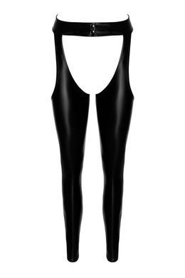 Легінси з відкритими стегнами Noir Handmade F323 Rebel wetlook chaps - XL