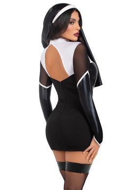 Костюм монашки Leg Avenue Holy Hottie Dress XS