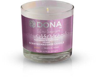 Массажная свеча DONA Scented Massage Candle Tropical Tease SASSY (135 гр)