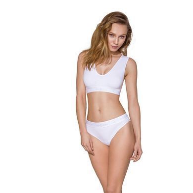 Спортивный топ из эластичного хлопка Passion PS005 TOP M, white
