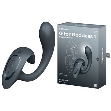 Вагинально-клиторальный вибратор Satisfyer G for Goddess 1 Dark Grey, 2 мотора