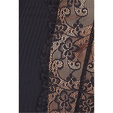 (SALE) Сорочка приталенная с чашечками ZOJA CHEMISE black 4XL/5XL - Passion, трусики