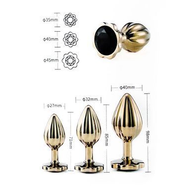 Набор анальных пробок LOCKINK YEAHWOW Nympho Butt Plug Set