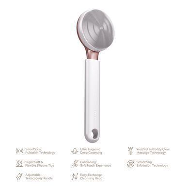 Ультразвукова щітка для всього тіла GESKE Sonic Full-Body Brush&Intensive Exfoliator 8в1 starlight