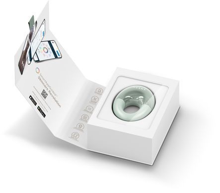 Масажер для очей GESKE Cool&Warm Eye Massager 7в1 green