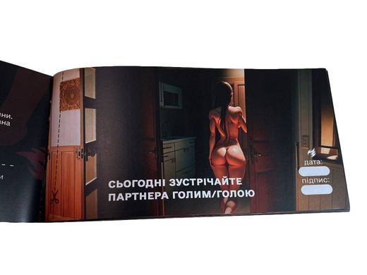 Чековая книжка &laquo;СЕКС Бажань - Новий рівень&raquo; (50 спокусливих чеків) (UKR)