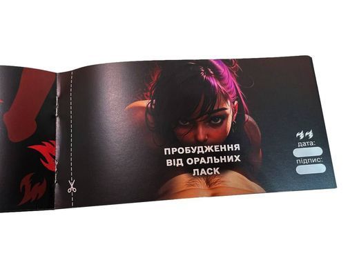 Чековая книжка &laquo;СЕКС Бажань - Новий рівень&raquo; (50 спокусливих чеків) (UKR)