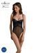 Боди Passion KERRIA BODY black, L/XL, с высокими вырезами и верхом балконет