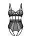 Боді Obsessive Hersis crotchless teddy L/XL