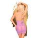 Мини-платье с кружевным лифом и стрингами Penthouse - Bedtime Story Purple M/L