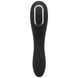Вибратор и вакуумный клиторальный стимулятор Alive Midnight Quiver Black - секс-игрушка 2в1