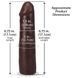Фаллоимитатор Doc Johnson The Realistic Cock ULTRASKYN - 7 Inch Chocolate