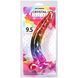 Фаллоимитатор Doc Johnson Crystal Jellies - 9.5 Inch Dildo - Rainbow