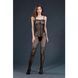 Бодистокинг Moonlight Model 02 XS-L Black, имитация корсета и чулок на ажурной резинке