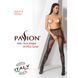 Еротичні колготки-бодістокінг Passion S007 black, гарні ажурні колготки з вирізом
